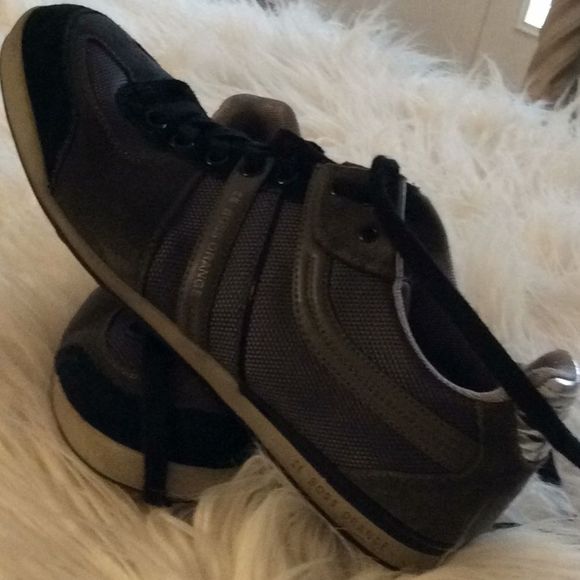 💞BOSS ORANGE 💞suede/canvas shoes - Picture 5 of 8